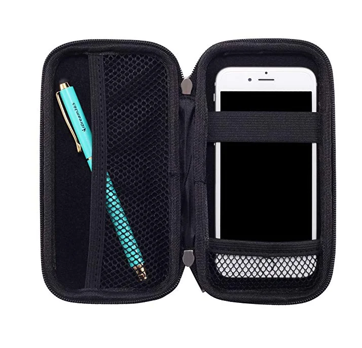 Лидер продаж, портативный защитный ударопрочный дорожный пенал из ЭВА для хранения, чехол для мобильного телефона с внутренним сетчатым чехлом
