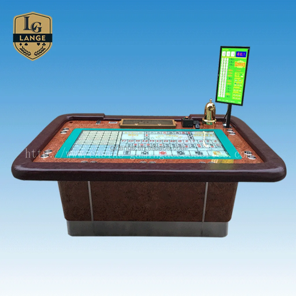 Automatic Casino Craps Table & Sic bo Table with Display System LCD Screen