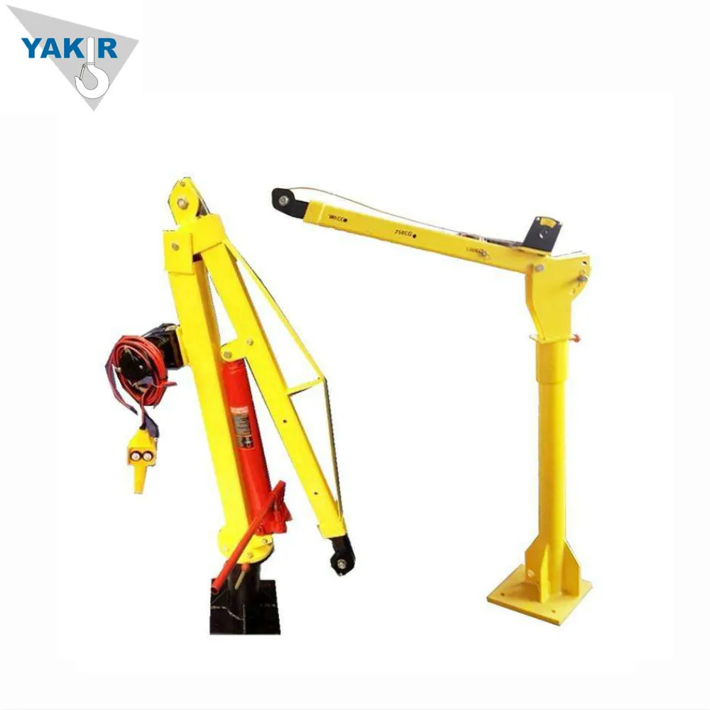 1 ton used mini truck mounted crane