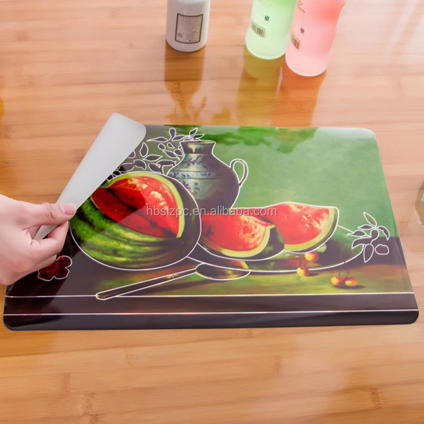 table mats China supplier pp laser 2016 New technology laser non-woven fabric place mat