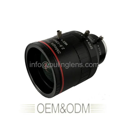 2 8-12 мм 3 мегапикселя 1/2 дюймовый starlight с низким уровнем искажения интерфейса C цифровой hd cctv объектив