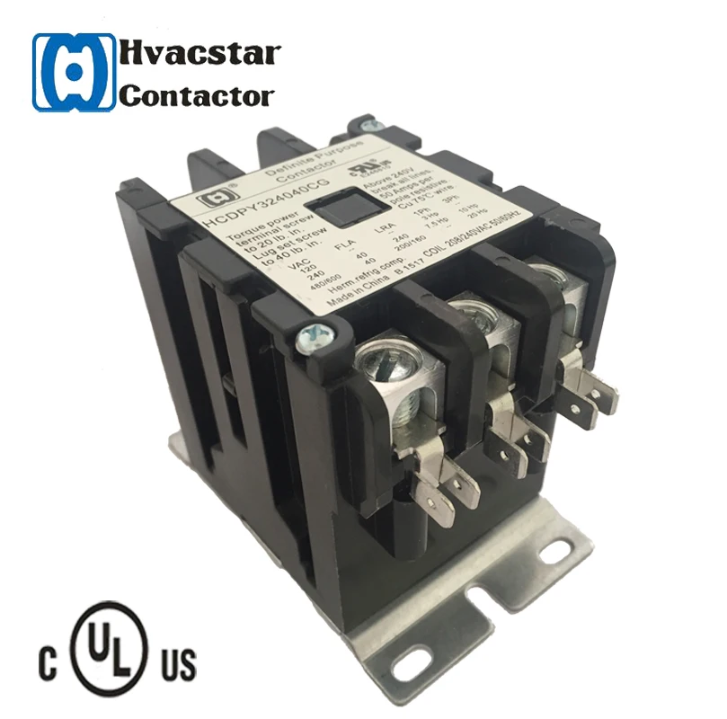 Высокое качество Три поляки ac Контакторы 24 В катушки ul