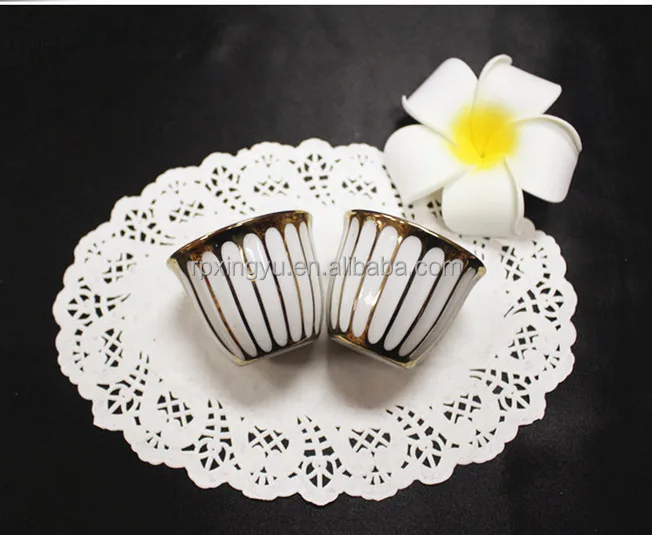 70cc ceramic silver color Arab Cawa cup