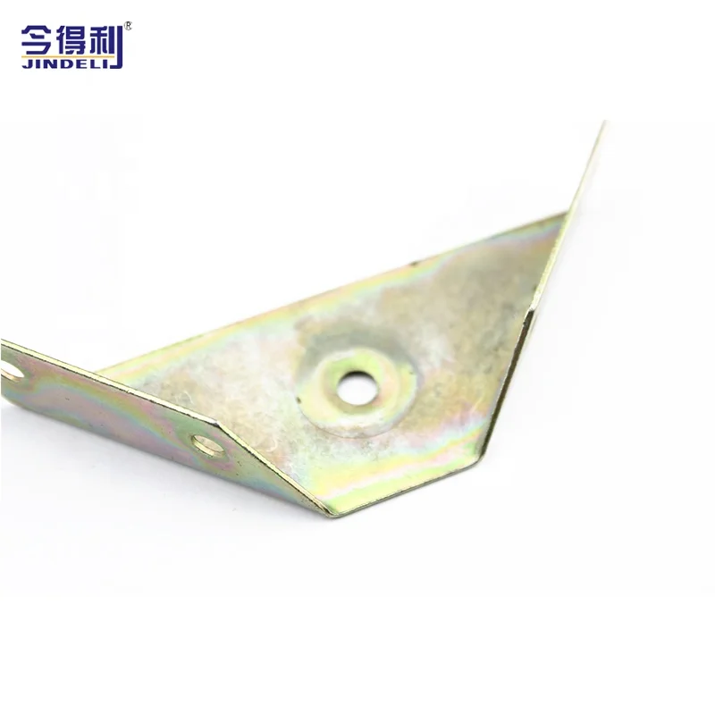 Triangle Shaped Metal Bed Frame Connector Bracket / Bed Corner Brace D-08