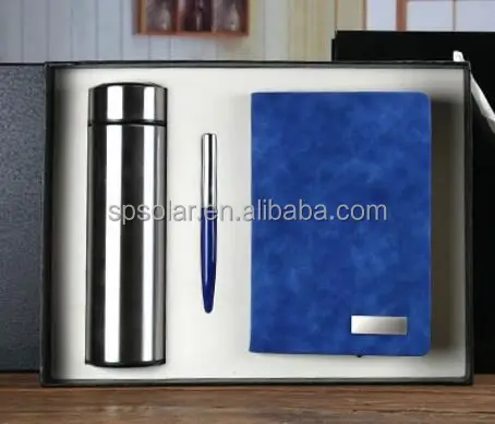 Notebook with pen and USB driver for promotional as a gift set for business man