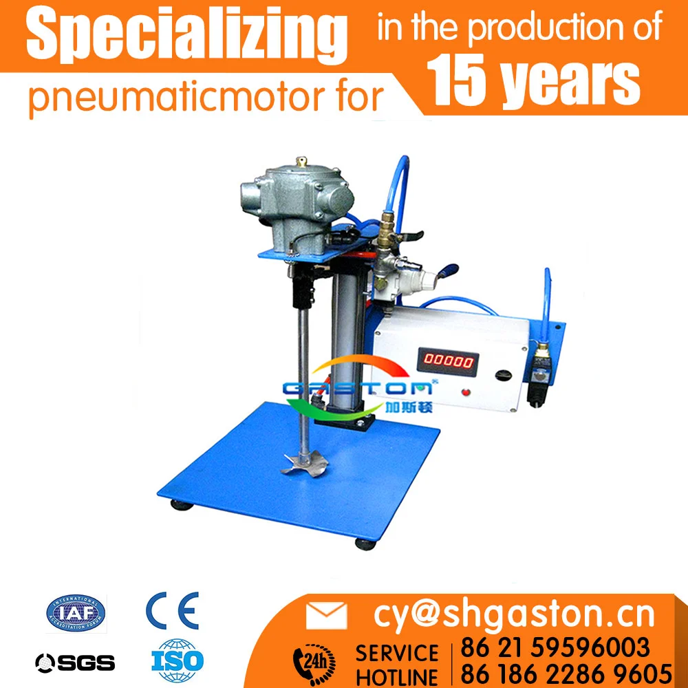 
Anticorrosive pneumatic mixer acid and alkali resistant glass, explosion-proof mixer, dispersing 
