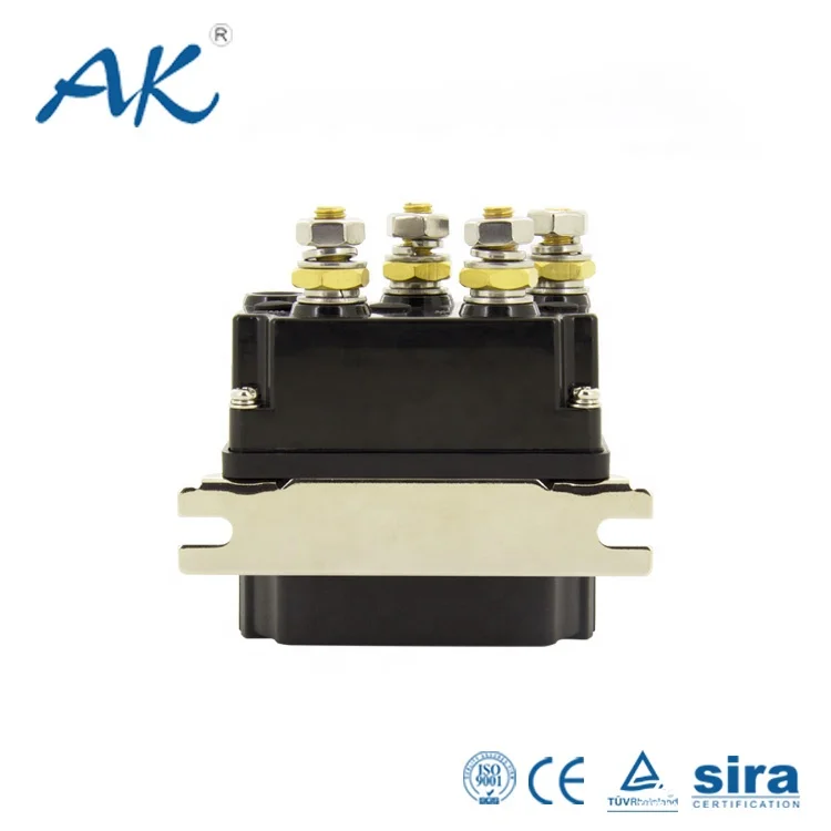 AOKAI ADC400X-I 12V, 24V, 48V DC Contactor Used in Electric Car Intermittent Working Winch Relay