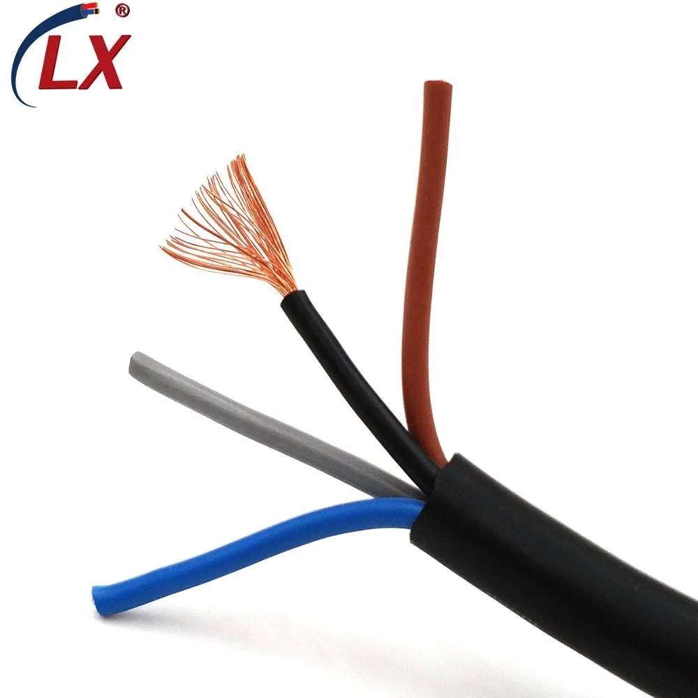 Электрический провод H05VV-F RVV из чистой меди силовой кабель изоляция
