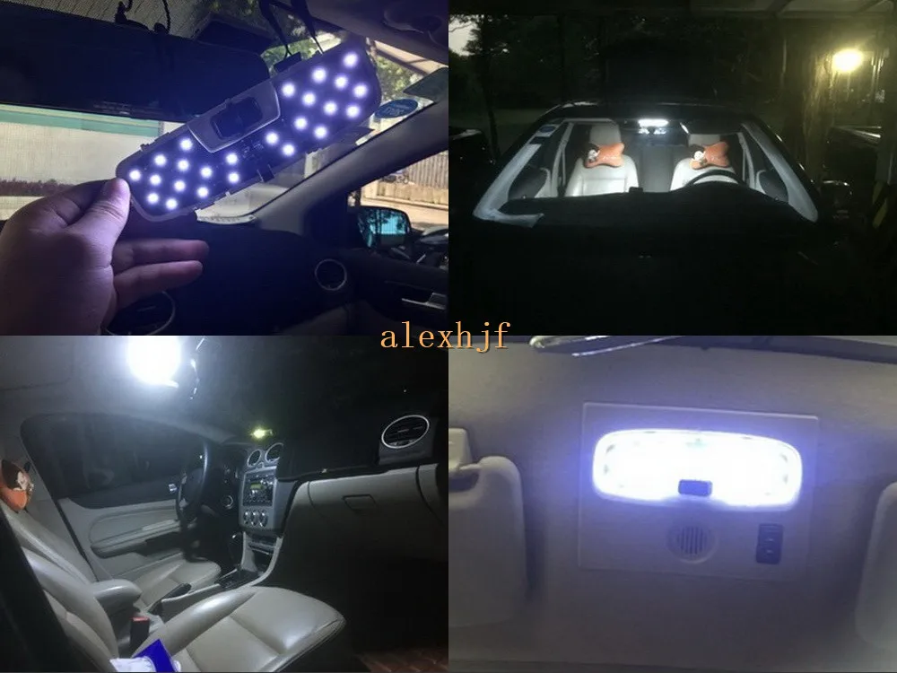 Led Car Interior Reading Lights For Ford Focus Hatchback Ecosport Car Mark Case For Ford Focus Hatchback Ecosport And 2017 Fiesta Without Sunroof Version