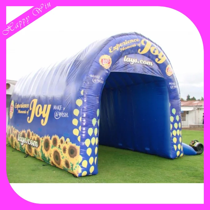 Attractive pvc cheap inflatable tunnel inflatable football tunnel for sale