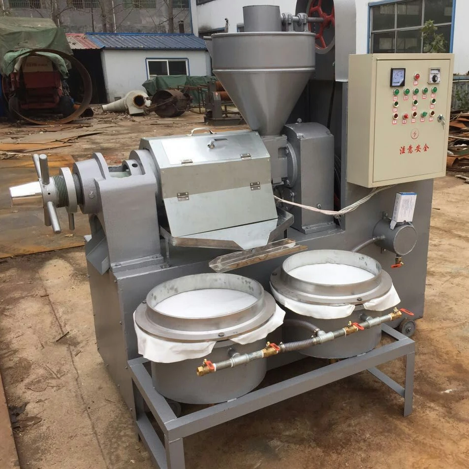 Stainless steel coconut oil cold screw press machine