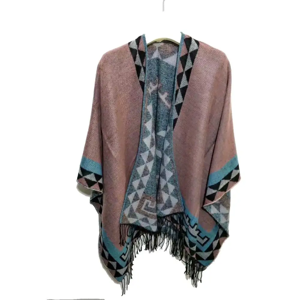 New arrival women fashion smaller size aztec poncho