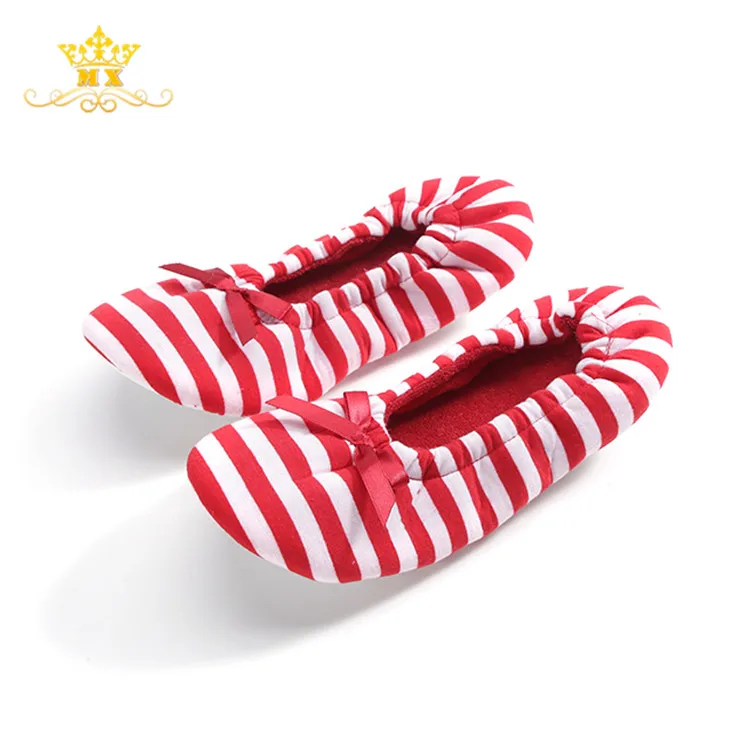 Foldable women ballet and after party dance Sippers TPR sole ballerina