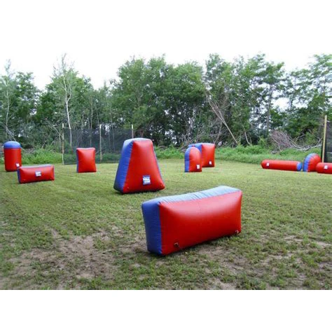 commercial sports equipment CS  inflatable paintball bunkers, gun inflatable paintball field for sale