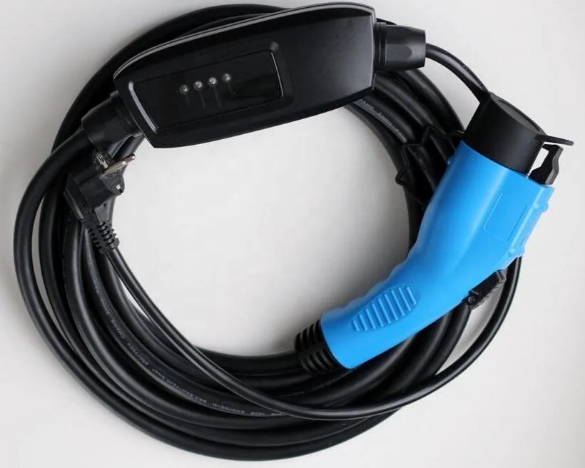 16a Type 1 Sae J1772 Ev Portable Charger 250v Charger Plug