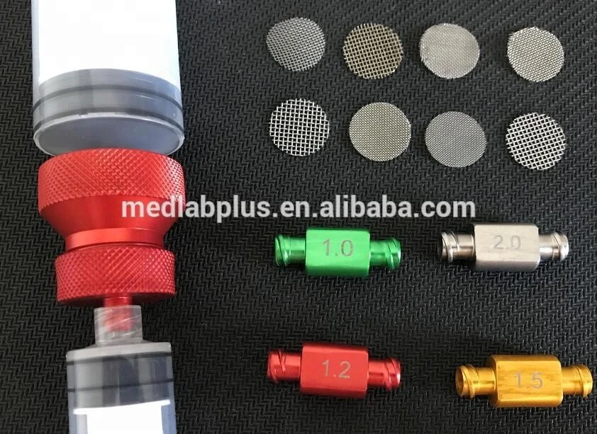 2024 Alibaba China supplier D2 Colorful nano transfer Fat liposuction Filter Nano filter set