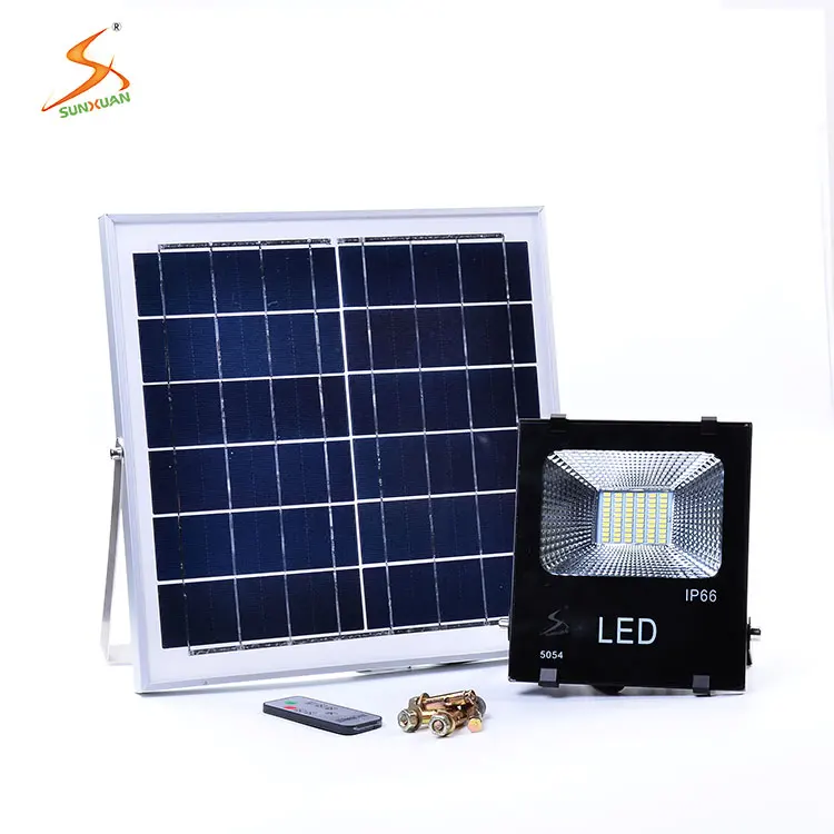 3 Years Warranty UL CE TUV Approved Integrated Remote Control Solar Power LED Flood Lights