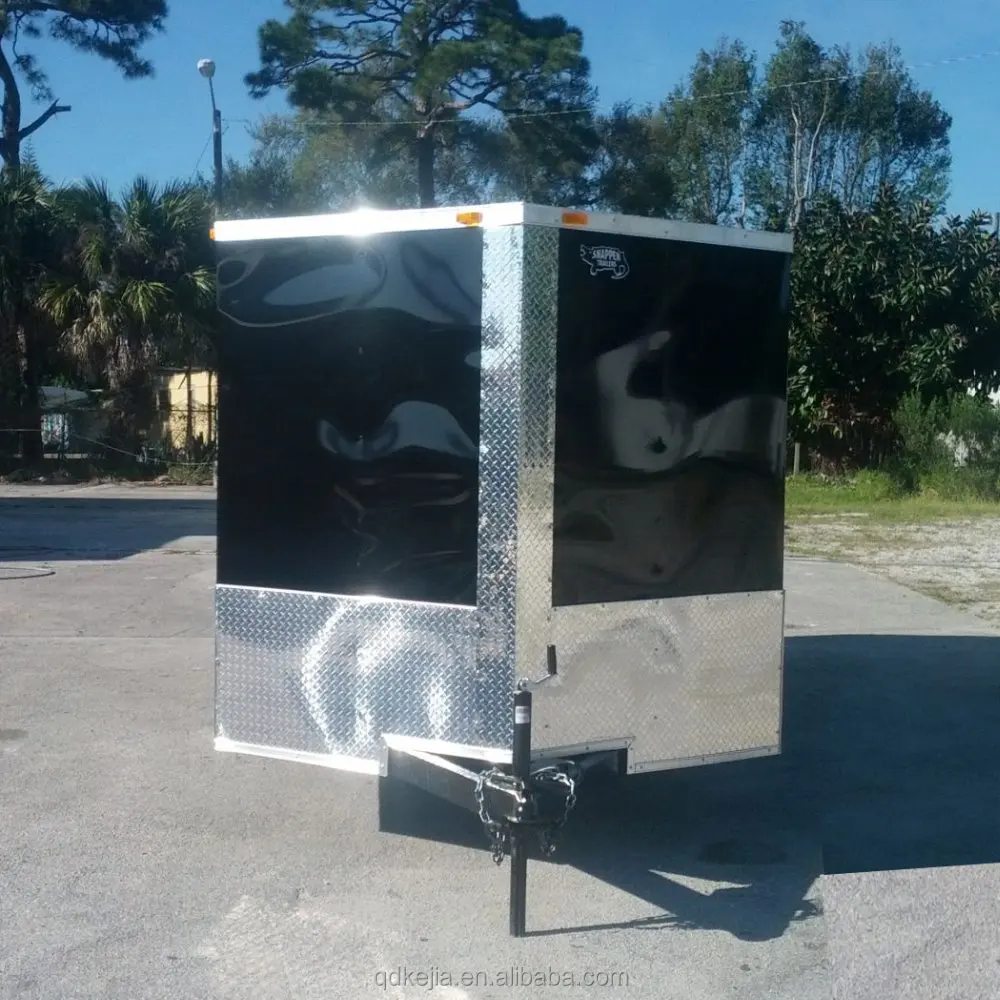 
Custom Made V nose Fiberglass Enclosed Trailer 