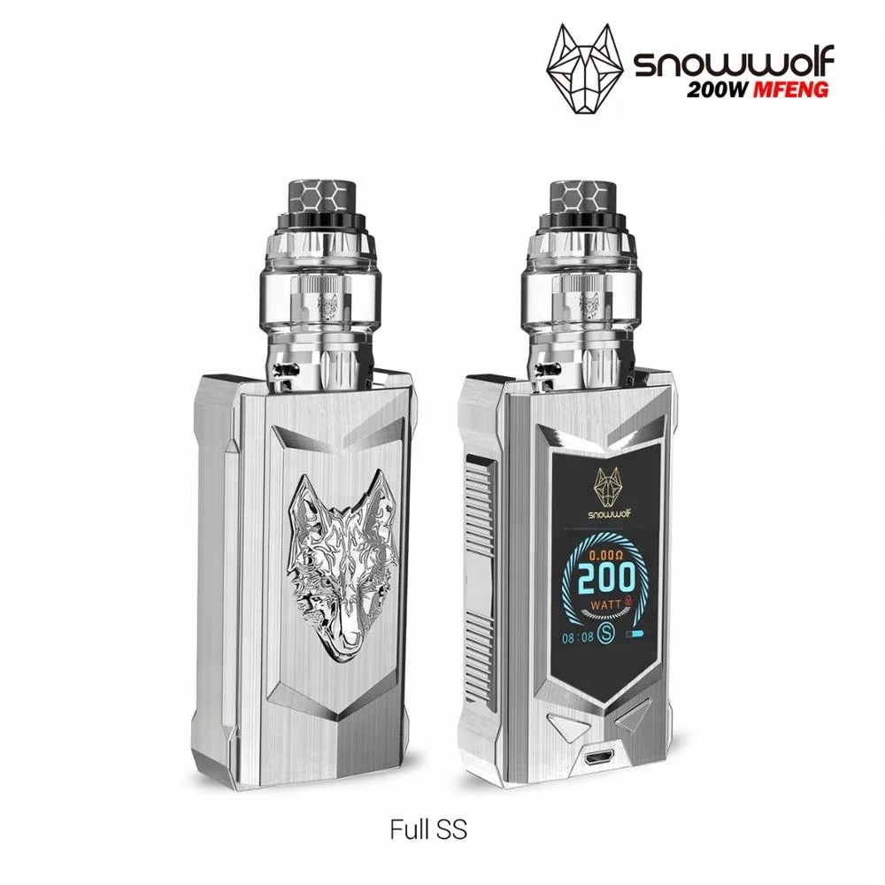  Фабричная розетка в наличии! SIGELEI SNOWWOLF mfeng набор 200 Вт электронная сигарета вейп мод бокс моды