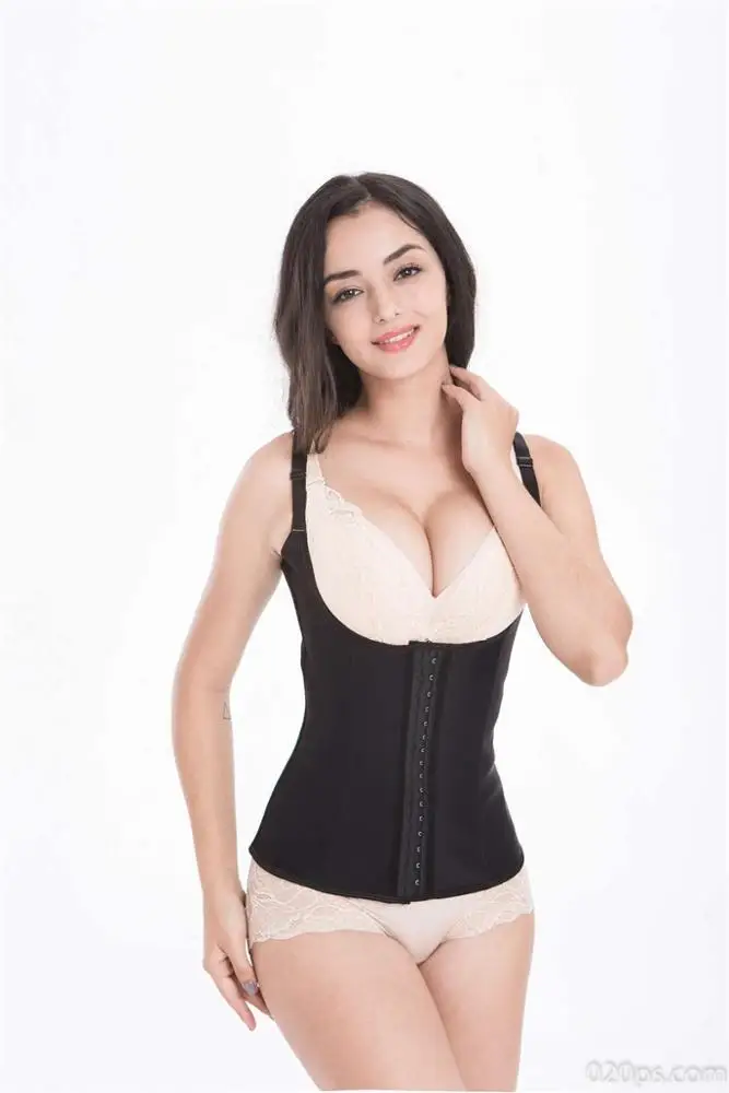 Adjustable Shoulder Strap Latex Vest Waist Training Corsets Wholesale