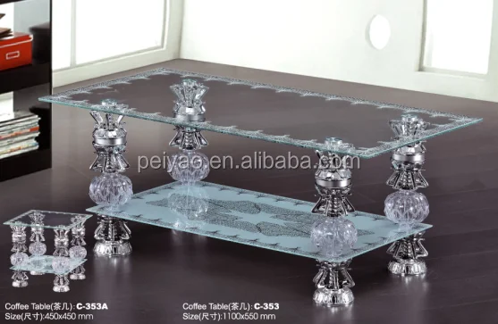 Tempered Glass Coffee Table for India market
