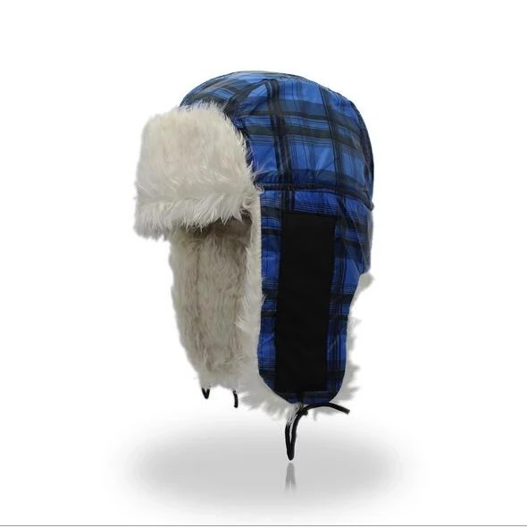 Waterproof Polyester Unisex Thick Winter Trapper Hat with Earflaps Warm Trapper Hat Wholesale