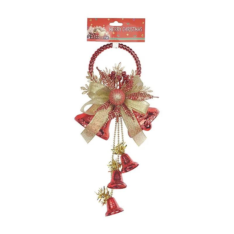 Beautiful Christmas bells hanging string decoration