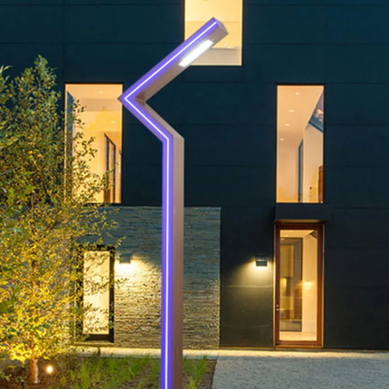 Solar Garden Lamp Led 3W Outdoor Smd Rgb Color Changing Street Light Manufacturer