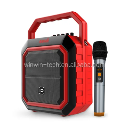 Китай поставщик H2 портативный беспроводной усилитель Bluetooth звук динамик с UHF беспроводной микрофон