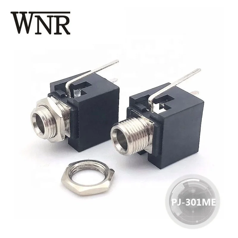 PJ-301ME 1/8 inch 3.5mm Audio Jack Vertical Female Phone Jack Connector
