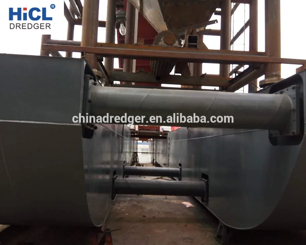 80m3/h amphibious bucket chain river sand/gold/diamond dredging/digging/excavating/panning/mining dredger/machine/equipment/boat