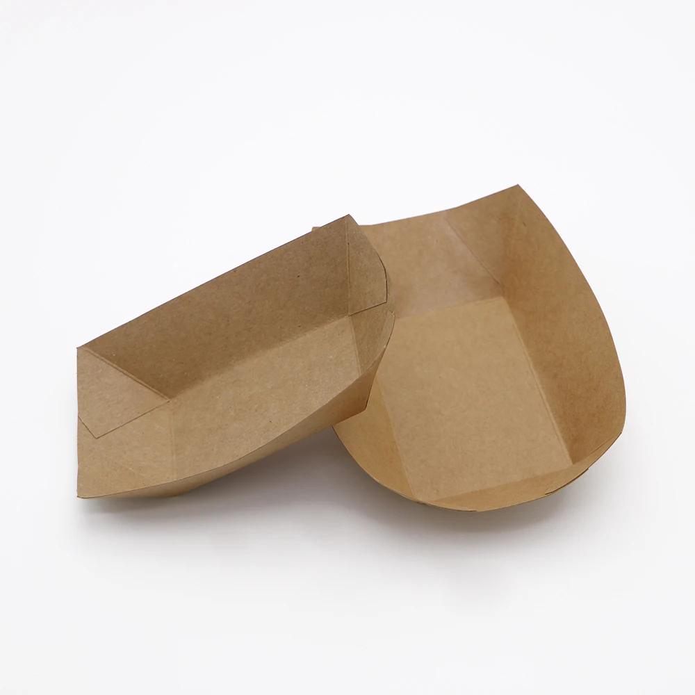 Biodegradable paper food trays for cake packaging