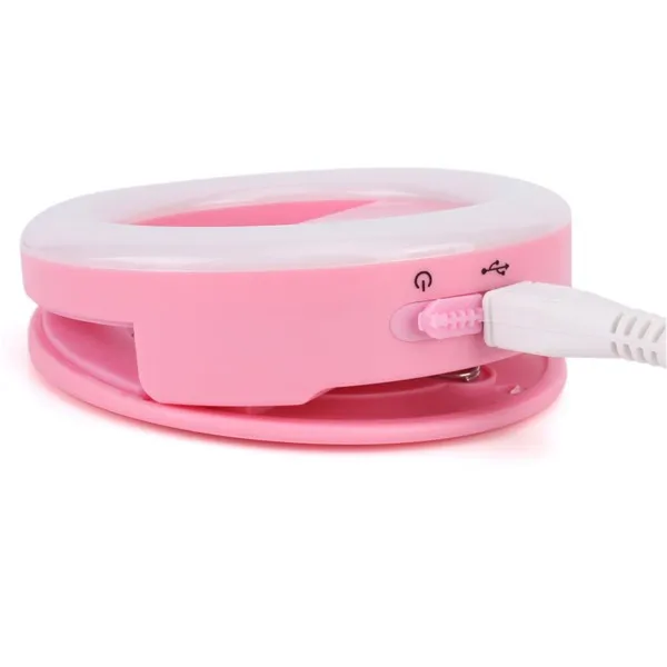 Custom RK14 Selfie Light Round Clip On Phone Camera Selfie Ring Flash Light For Mobile Phone