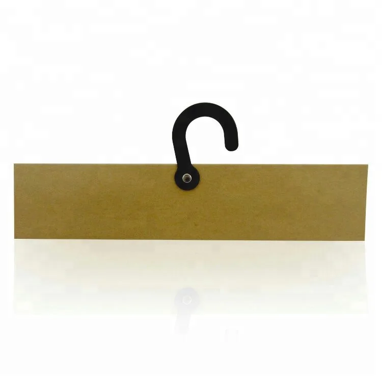 2020 FSC Customized Printed Textile Sample Display Paper Hanger for Fabric