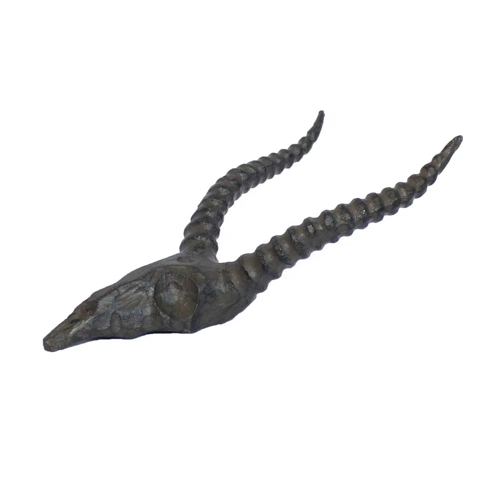 New design antique metal goat head for wall decor