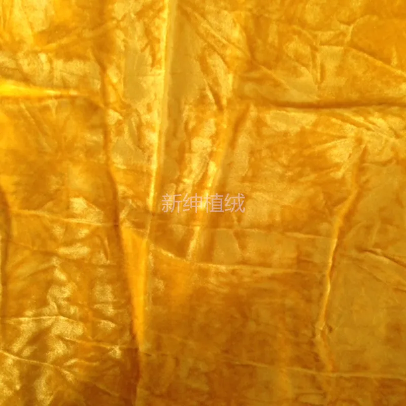 
Flocking crinkle fabric 