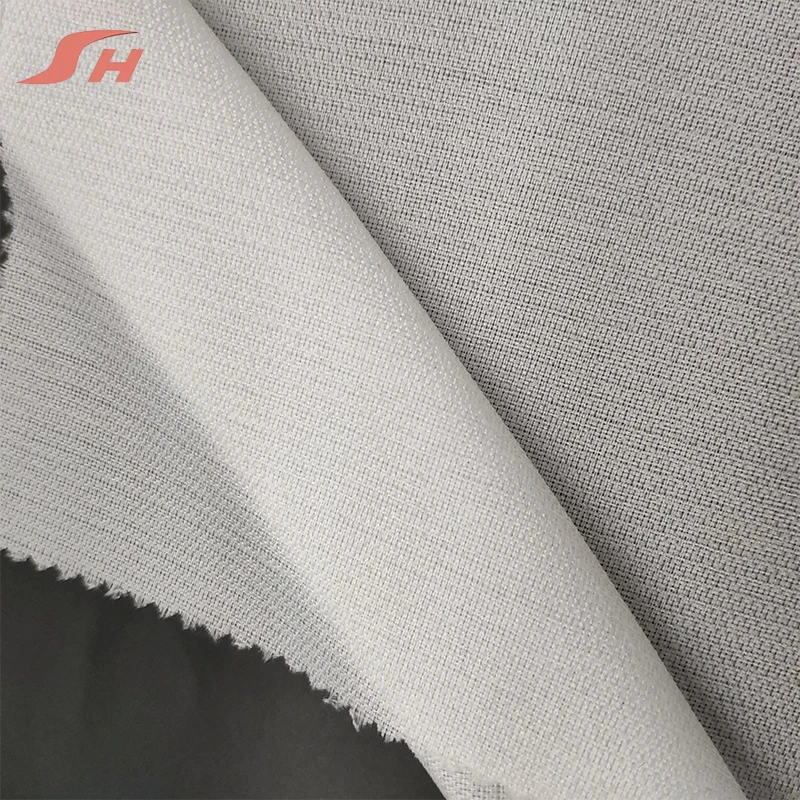 
Wholesale china factory 100D woven garment fabric interlining for cap 