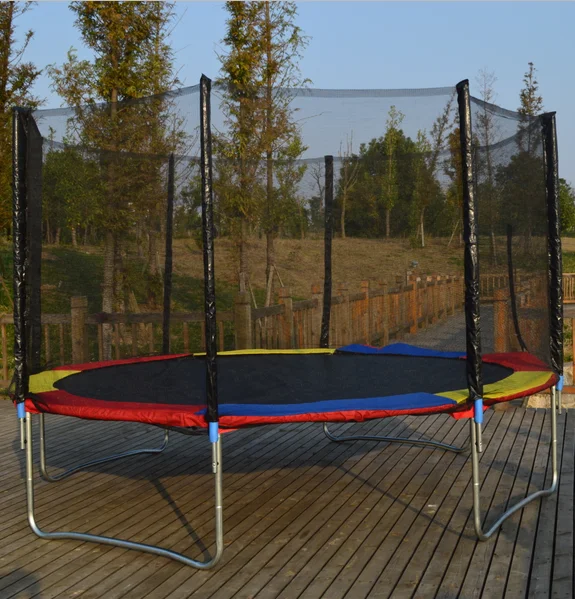 
6FT-16FT folding big home gym fitness equipment trampoline 