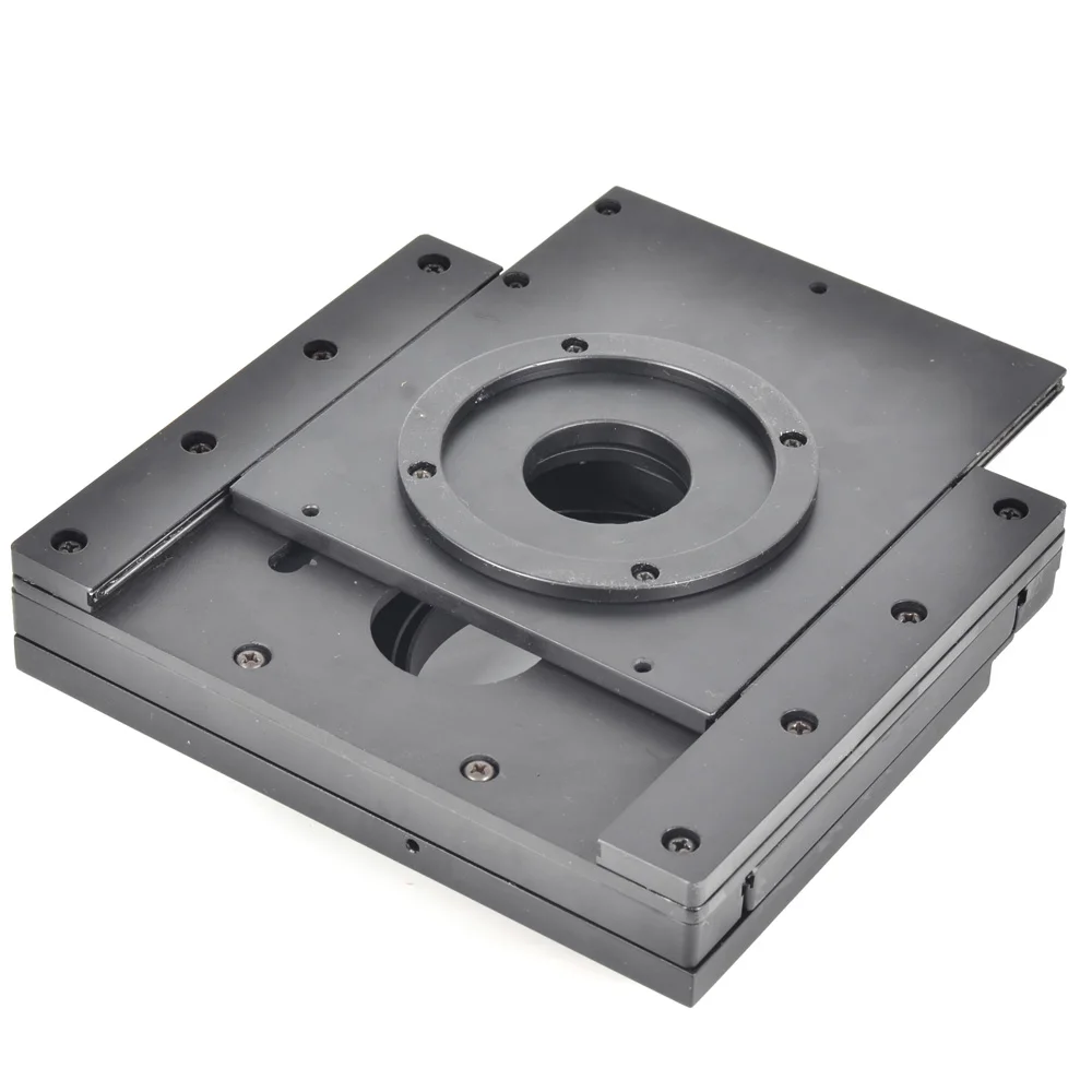 HAYEAR XY Fine-tuned Rotary XY Stage for Industrial Camera Stereo Microscope Precision Mobile Platform Micrometer Activity Table