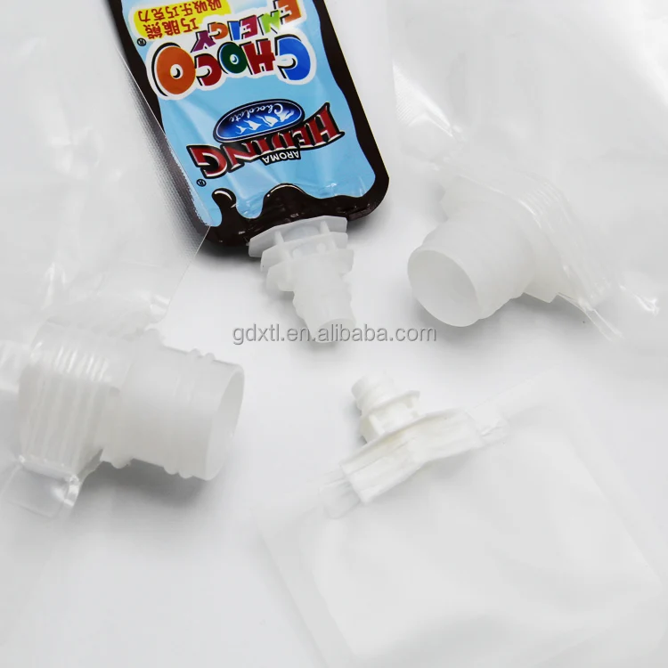Customized packaging printed manufacturer laminated food reusable bags liquid juice baby pouch with spout
