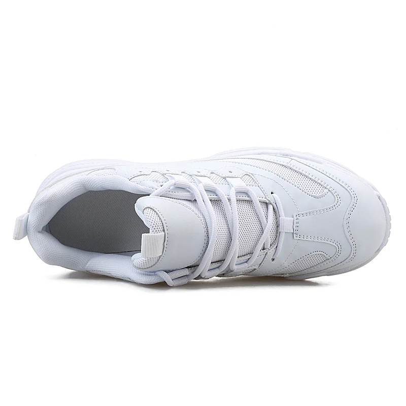 
OEM Shoe Custom Wholesale Fashion Women Couple Casual Sport Tennis Running White Shoes 