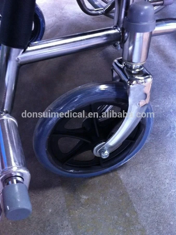 Top Sale Stainless Steel Manual Folding Wheelchair Price