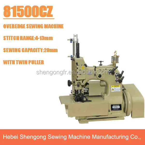 SHENPENG 81500CZ Three Thread Drop Feed Overedging Sewing Machine