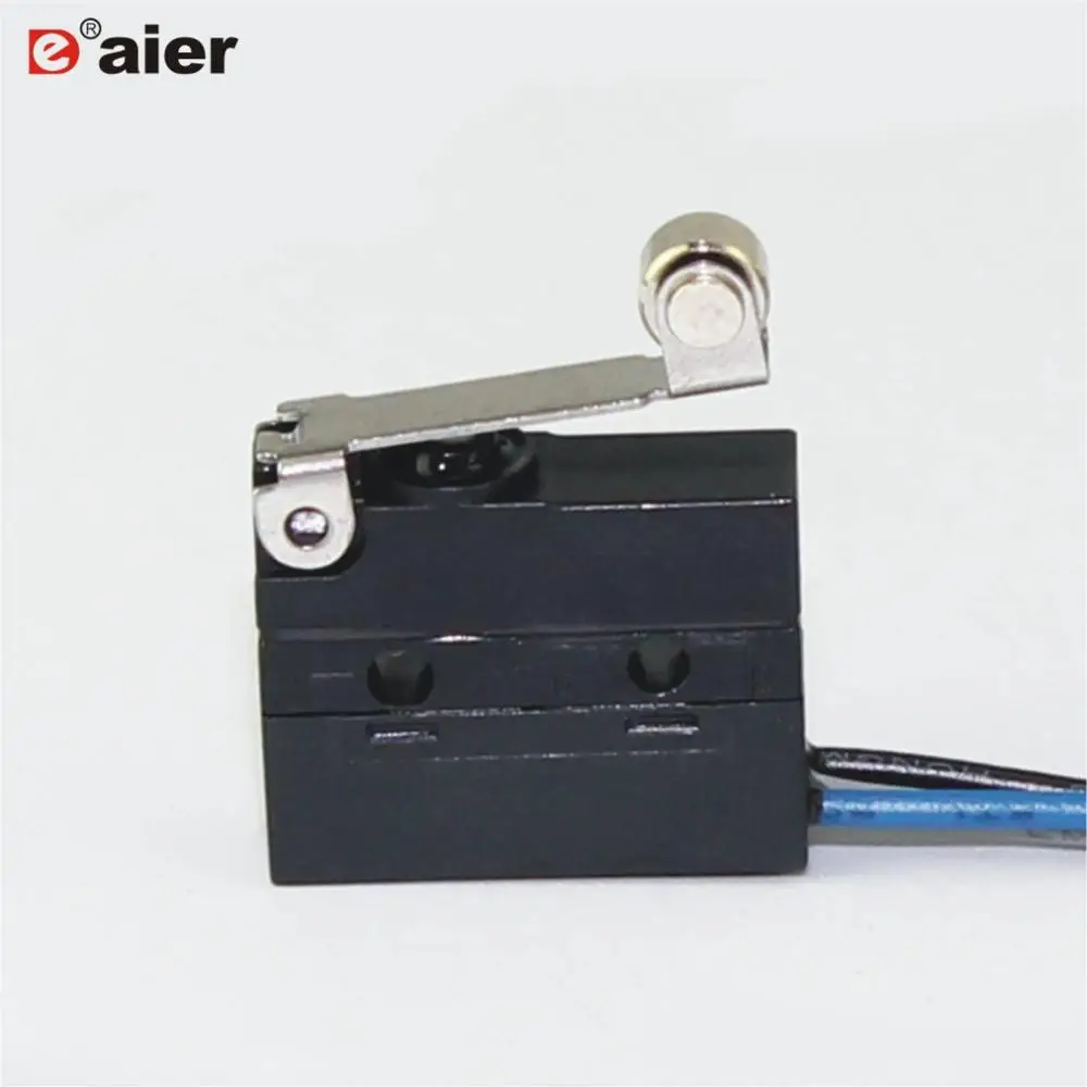 IP67 Roller Lever Waterproof Micro Switch With Wire