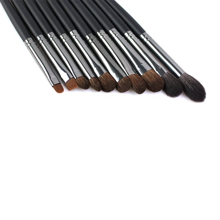 ENERGY 10pcs Eye Makeup Brush eyeshadow cosmetic brush Top Quality goat Natural Hair Makeup brush set