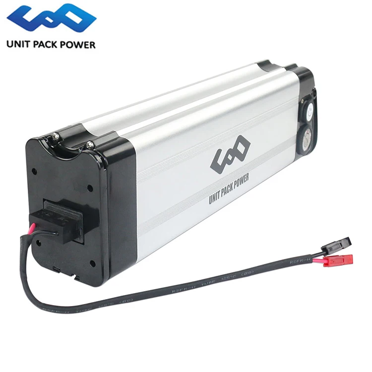 Unitpackpower 24v 36v 48v 10ah 15ah 17.5ah 20ah silver fish ebike lithium ion batteries Electric Bicycle Battery