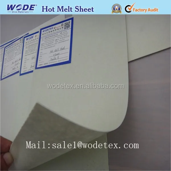 
Hot melt glue sheet toe puff material counter for shoes 