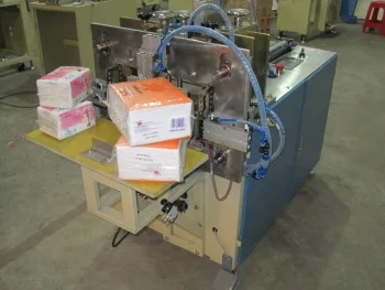 Semi Automatic Sanitary Napkins Adult Baby Diaper Packing Machine Price