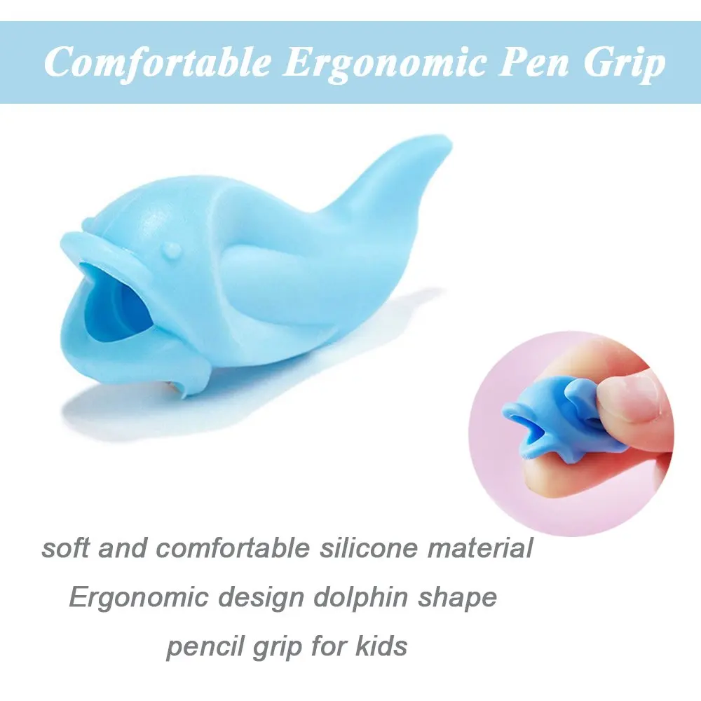 
Pencil Grips,Ergonomic Training Children Pencil Holder Pen Writing Aid Grip Posture Correction Tool for Kids 