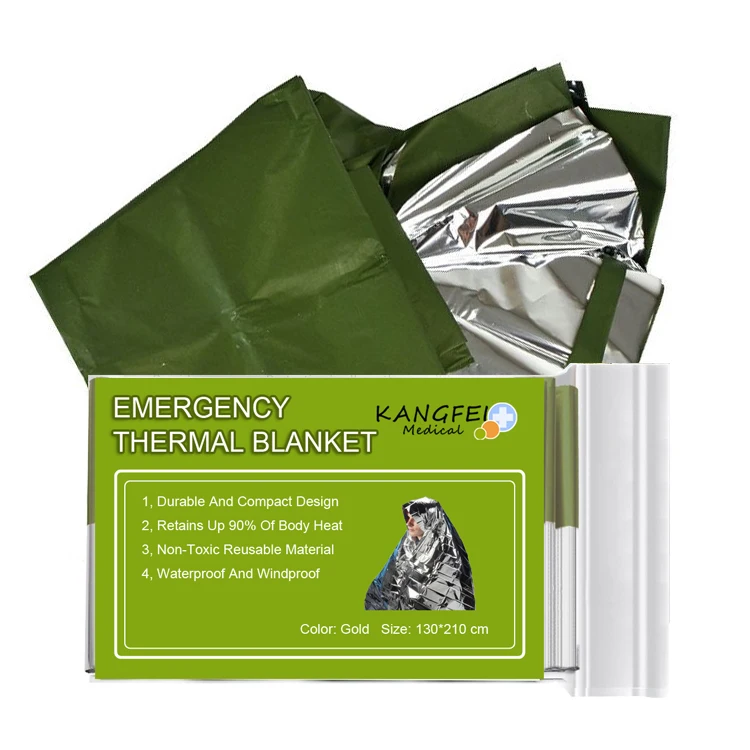 Cheap price Waterproof Emergency Mylar foil first-aid blanket